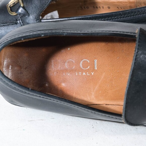 Gucci Horsebit Loafers in Black/Gold - 11.5 - Picture 2 of 7